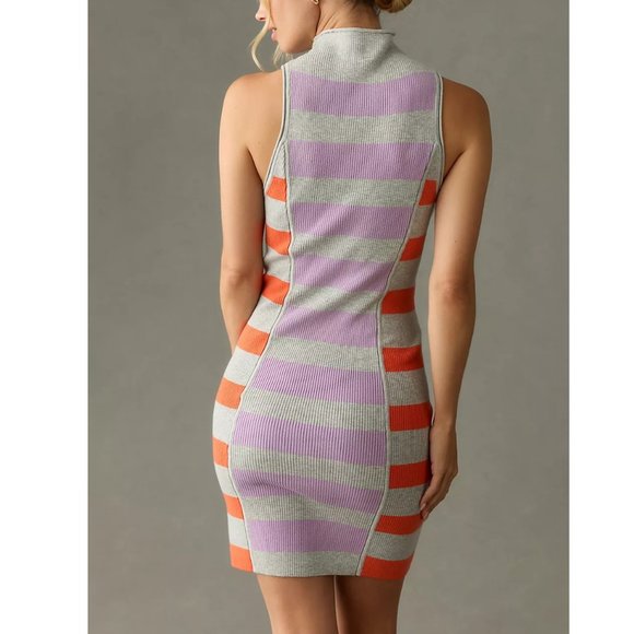 Anthropologie Daily Practice Sleeveless Mock-Neck Sweater Dress - XS - Picture 2 of 13